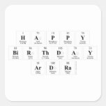 Happy
 Birthday
 Ardra  Stickers