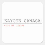 kaycee canasa  Stickers