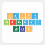 Happy
 Birthday
 Lucas  Stickers