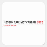 Köszöntjük Mótvánban  Stickers