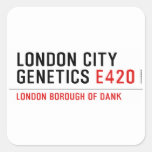 LONDON city genetics  Stickers