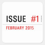 Issue   Stickers
