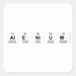 Alenium  Stickers
