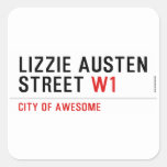 Lizzie Austen Street  Stickers
