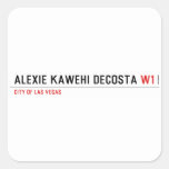 alexie kawehi decosta  Stickers