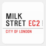 Milk  Stret  Stickers