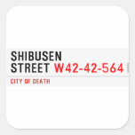 shibusen street  Stickers