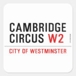 Cambridge Circus  Stickers