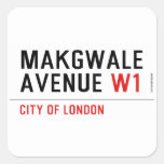 Makgwale Avenue  Stickers