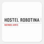 Hostel Robotina  Stickers