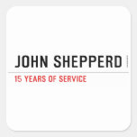 John shepperd  Stickers
