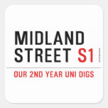 Midland Street  Stickers