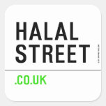 Halal Street  Stickers