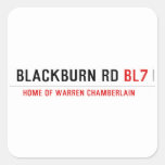 Blackburn Rd  Stickers