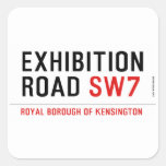 exhibition ROAD  Stickers