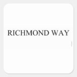 Richmond way   Stickers