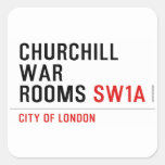 Churchill war rooms  Stickers