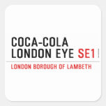 COCA-COLA LONDON EYE  Stickers