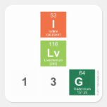 I
 Lv
 13g  Stickers