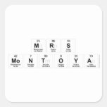 Mrs
 Montoya  Stickers
