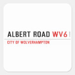 Albert Road  Stickers