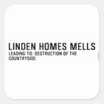 Linden HomeS mells      Stickers