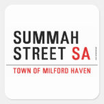 Summah Street  Stickers
