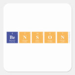 BENSON   Stickers