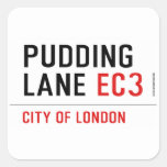 PUDDING LANE  Stickers