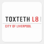 toxteth  Stickers