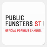 public funsters  Stickers