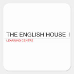 The English HOUSE  Stickers