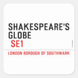 Shakespeare's globe   Stickers