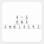 BJU
 Press
 Chemistry  Stickers