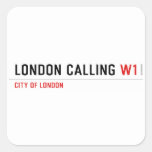 LONDON CALLIng  Stickers