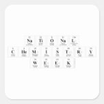 National 
 Chemistry 
 Week  Stickers