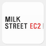MILK  STREET  Stickers