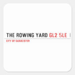 The rowing yard  Stickers