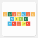 Periodic
 Table
 Writer  Stickers