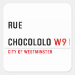 Rue  chocololo  Stickers