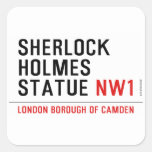 sherlock holmes statue  Stickers