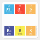 MRS
 
 BABS  Stickers