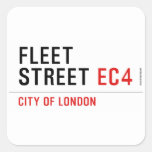 FLEET  STREET  Stickers