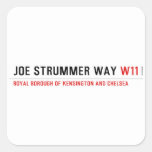 Joe Strummer Way  Stickers