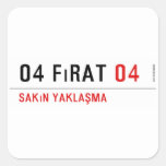 04 fırat  Stickers