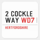2 Cockle Way  Stickers