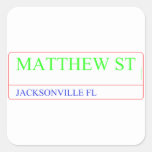 Matthew st  Stickers