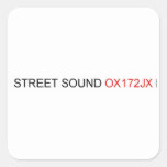 STREET Sound  Stickers