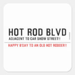 Hot Rod Blvd  Stickers