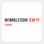 WIMBLEDON  Stickers